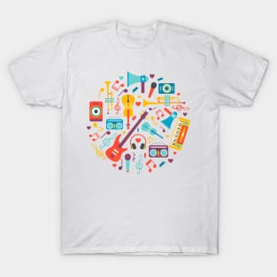 Circle Music Instruments T-Shirt